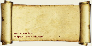 Latinka Kovačević vizit kartica